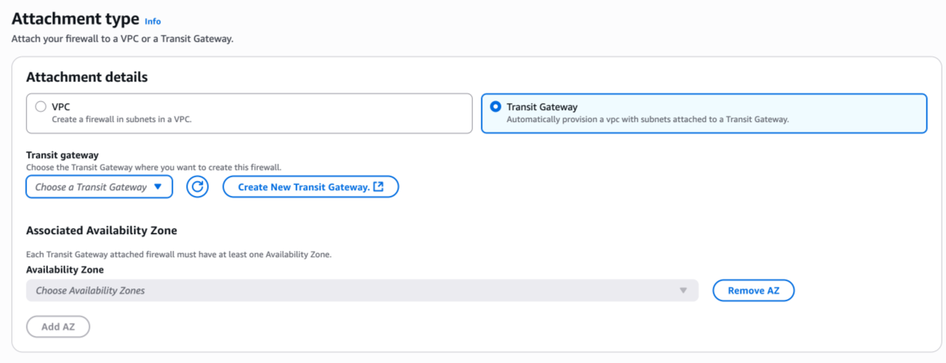 AWS Network Firewall Transit Gateway Native Integration